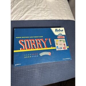 Sorry! Retro Series Board Game 1958 Edition By Hasbro~New & Factory Sealed Gift